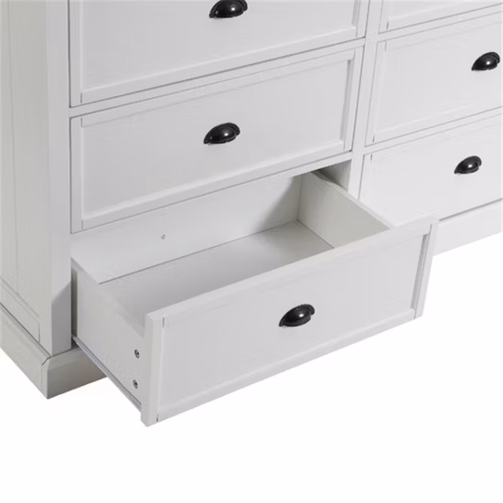 Hot Sale Modern Living Room Bedroom Furniture Wooden White Chest of Drawers