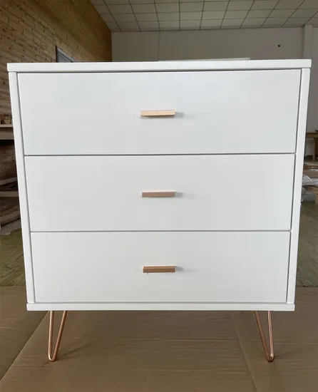 Hot Sale Modern Living Room Bedroom Furniture Wooden White Chest of Drawers