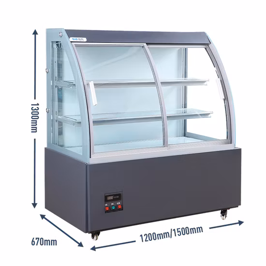 食品陳列キャビネット ミニケーキ冷蔵庫 ケーキショーケース ベーカリー陳列キャビネット